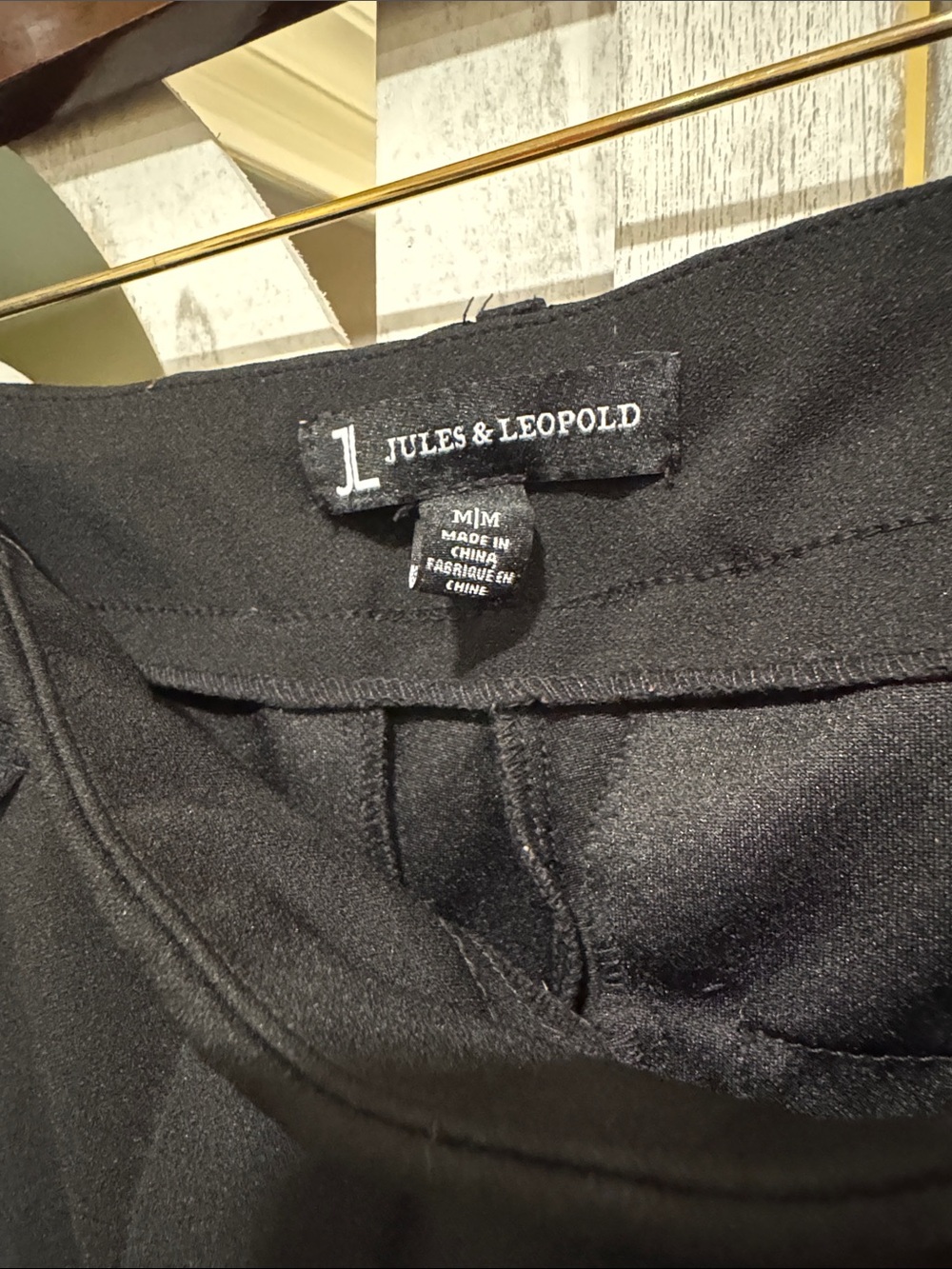 Jules & Leopold Black Straight-Leg Dress Pants - Picture 2 of 7